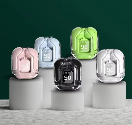 Fones de Ouvido Bluetooth TWS com Estojo de Carregamento - Diversas Cores