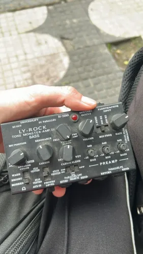 Pedal Preamp Ly Rock Tone Monster Amp Di Bass