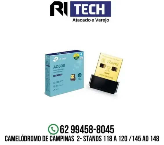 Adaptador Wifi Tb- Link Nano AC600 Usb 2.0