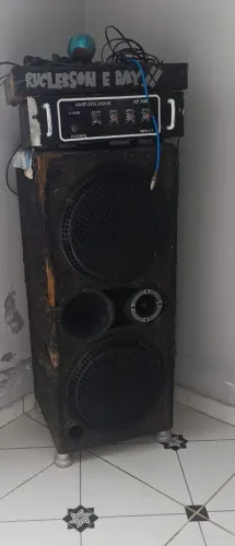 Duas Caixa De Som Montado Boca De 12  