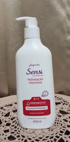 Hidratante corporal Sensi Jequiti Avelã e Amêndoas 
