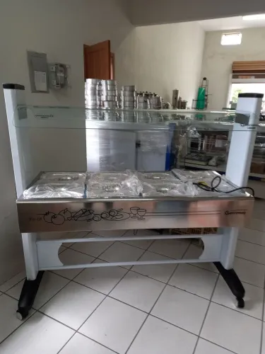 Buffet térmico 8 cubas 220volts modelo BTE 8 Marca Gastromaq 