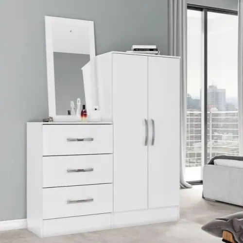 Cômoda Multiuso B700 da Henn/Briz com Espelho - Entrega e montagem p/ Fortaleza