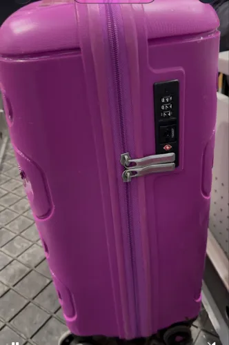 Mala American Tourister Roxa de bordo P em perfeito estado Sunside