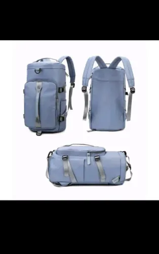 Mochila de Viagem Azul - 3 em 1