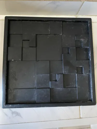 Forma de Gesso e Cimento ABS 30x30cm 