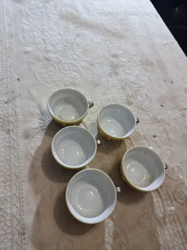 Conjunto de Xícaras de Chá Vintage 5 unidades 