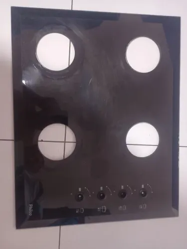 VidroCooktop Philco 4 Bocas - Vidro Preto