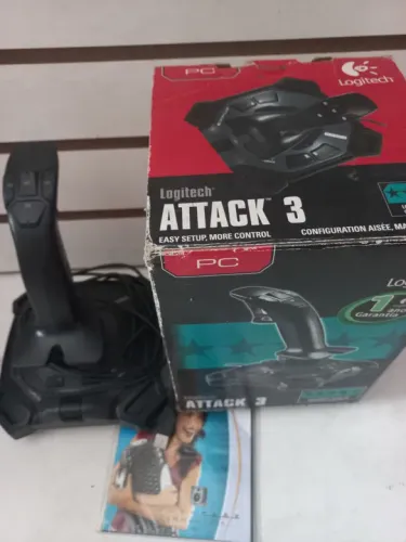 Controle Logitech Attack 3 PC 