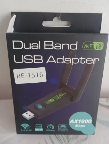 Adaptador Wi-Fi USB Dual Band AX1800