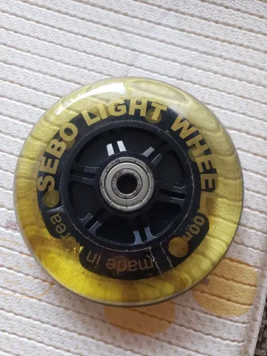 Rodinha gel 100 mm para patins ou patinetes