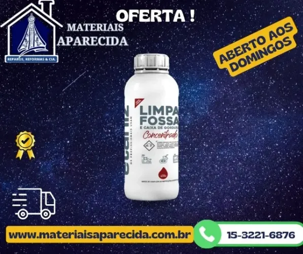 Limpa Fossa Caixa Gordura 1L Etaniz