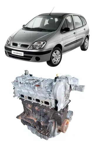 Motor Parcial Senic Megane 2.0 16v Gasolina 1996 A 2005 (BASE DE TROCA)