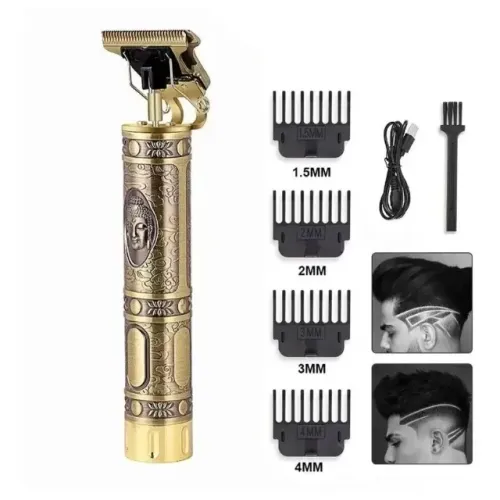 maquina de barba cabelo acabamento - recarregavel - buda - dl 1305 - daling