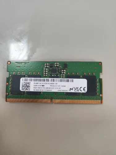 Memória RAM Notebook Micron 8GB DDR5 4800mhz (MTC4C10163S1SC48BA1)