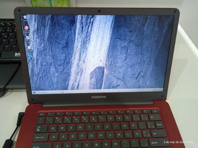 Notebook Positivo Motion Q232A Vermelho (Leia a descrição - Com Detalhes)