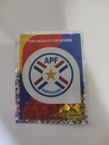 Escudo do Paraguai da copa oficial da panini