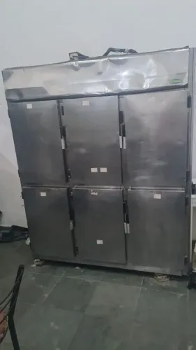 Geladeira inox 6 portas