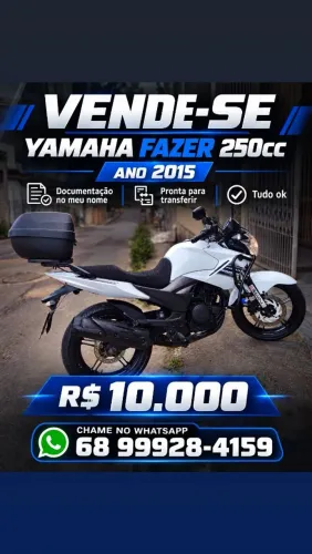 Yamaha Fazer 250 2015 à venda ? oportunidade