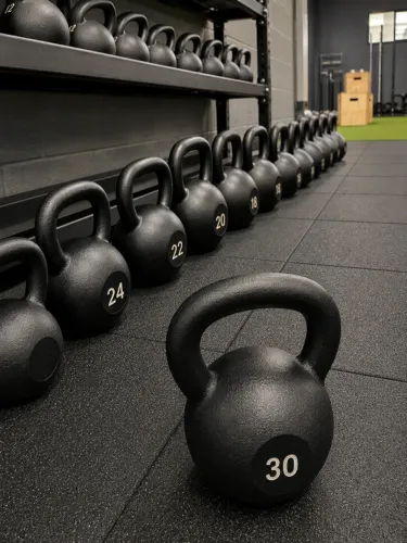 Kettlebell pintado musculação de 4 até 20kg pronta entrega