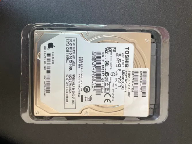 HD 2,5 TOSHIBA. 500GB