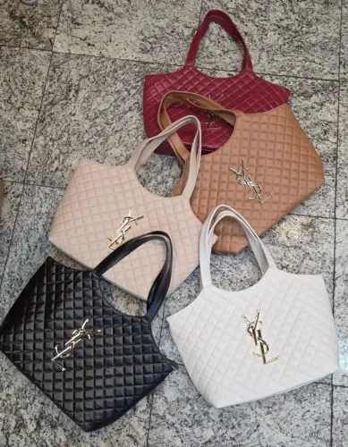 Bolsa Feminina Estilo YSL Grande - Espaçosa, Elegante e Sofisticada