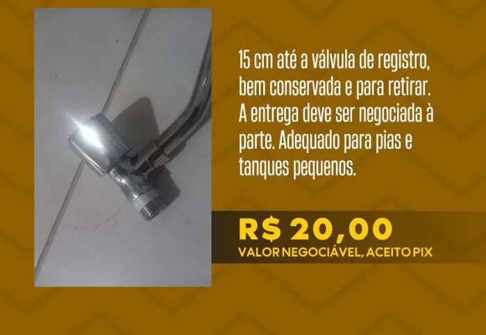 Torneira de parede