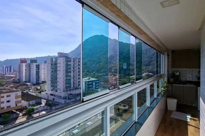 Apartamento à venda em Praia Grande, Canto do Forte com 2 quartos, 1 suíte