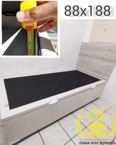 Cama baú solteiro