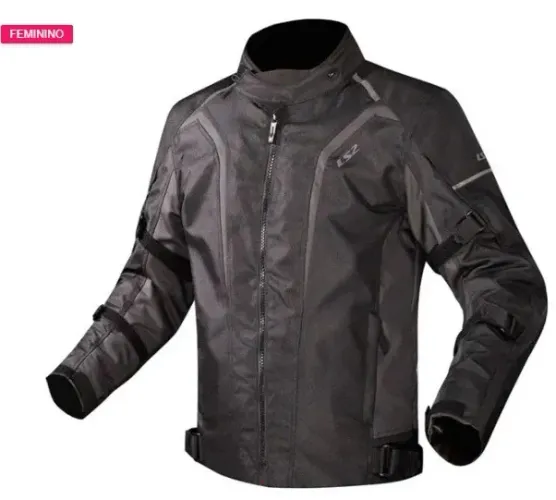 JAQUETA LS2 SEPANG FEMININA PRETA NOVA IMPERMEAVEL TAMANHO 2XL