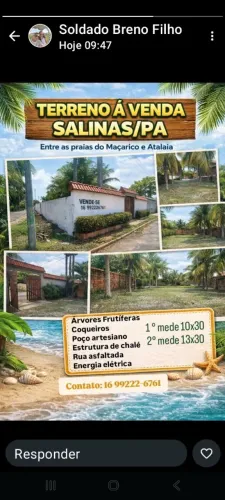 Área pronta pra investir.