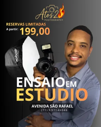 Ensaio Fotográfico em estúdio