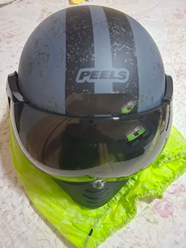 Capacete Aberto Peels F-21 Old Tank Preto Fosco, Tamanho 60