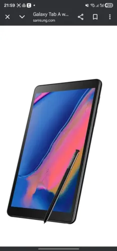 Galaxy Tab A with S Pen (Wi-Fi) 32gb usado com capa