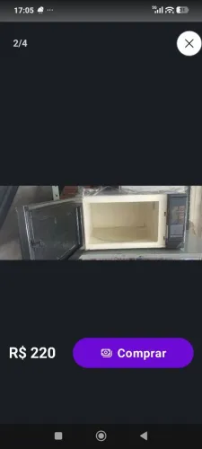 Microondas Sharp carrossel grande 30 l
