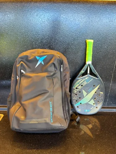 Raquete Beach Tennis Drop Shot Canyon Pro 24K + Mochila