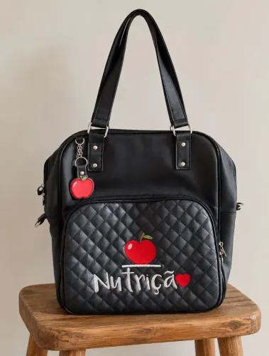 bolsa nutrição preta