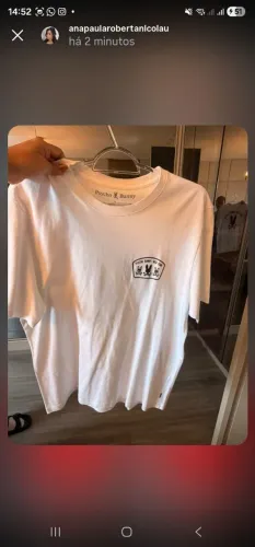 Camisa de Malha Psycho Bunny Branca