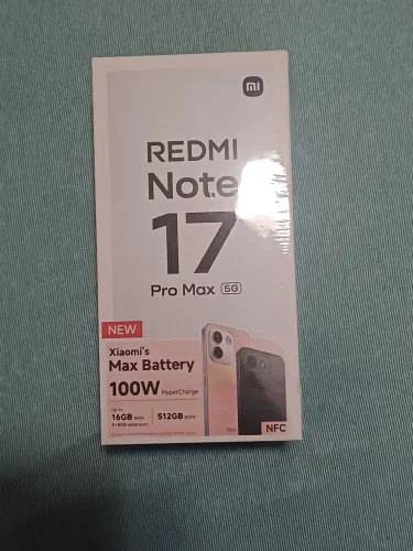 ? LANÇAMENTO 2026! Xiaomi Redmi Note 17 Pro Max 5G (512GB / até 16GB RAM) Novo C/ NF