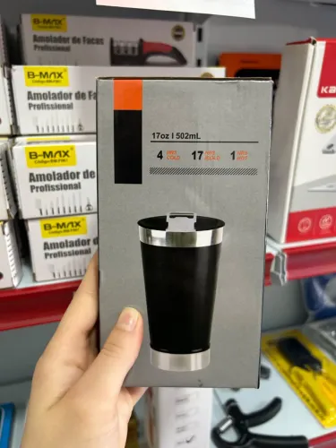 Copo térmico 473ml com tampa