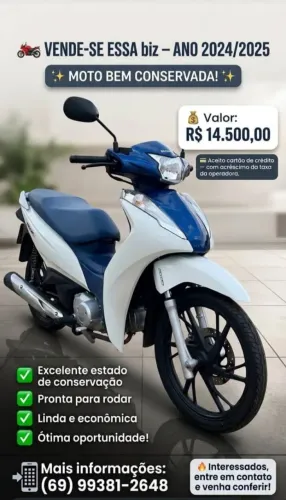 Moto Honda biz 125 