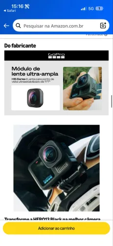 Lente GoPro 13 black super wide