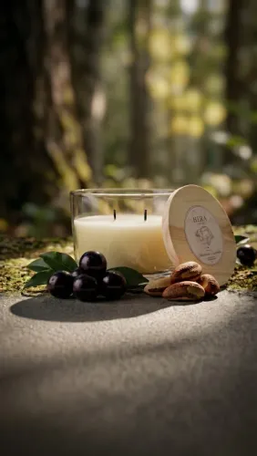 Vela Aromática Jabuticaba e castanhas