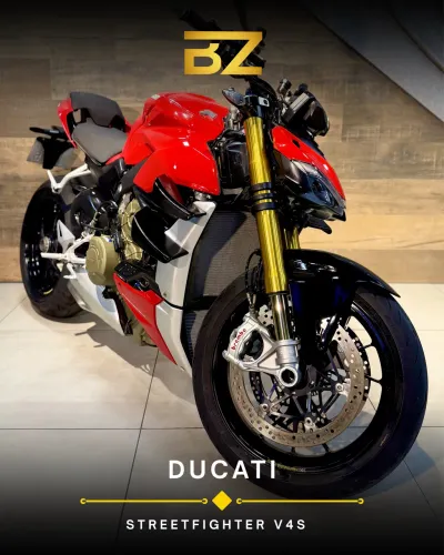 DUCATI STREETFIGHTER V4 S - Baixo Km - Impecável 