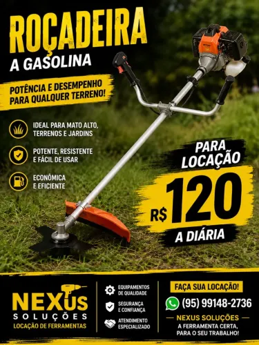 Aluguel de Roçadeira