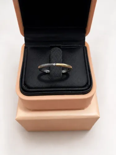 Anel Vivara Original - Special Date em Prata 925 e Ouro
