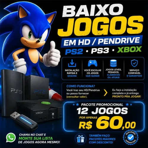  Turbine seu PS2, PS3 e Xbox 360 | Configuração, instalação de HD/Pendrive e suporte