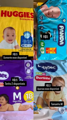 Fraldas descartáveis