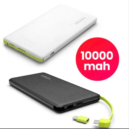 Carregador Portátil Pineng Power Bank Slim PN-951 Original 10000mAh Branco