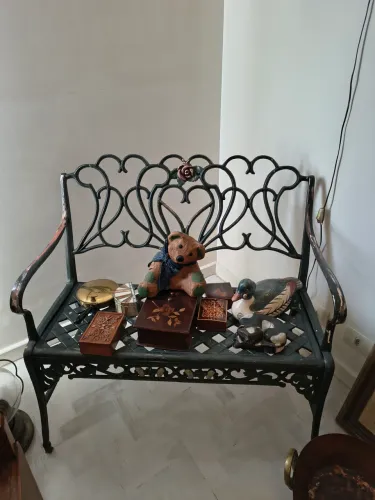 Banco Namoradeira de Ferro Fundido